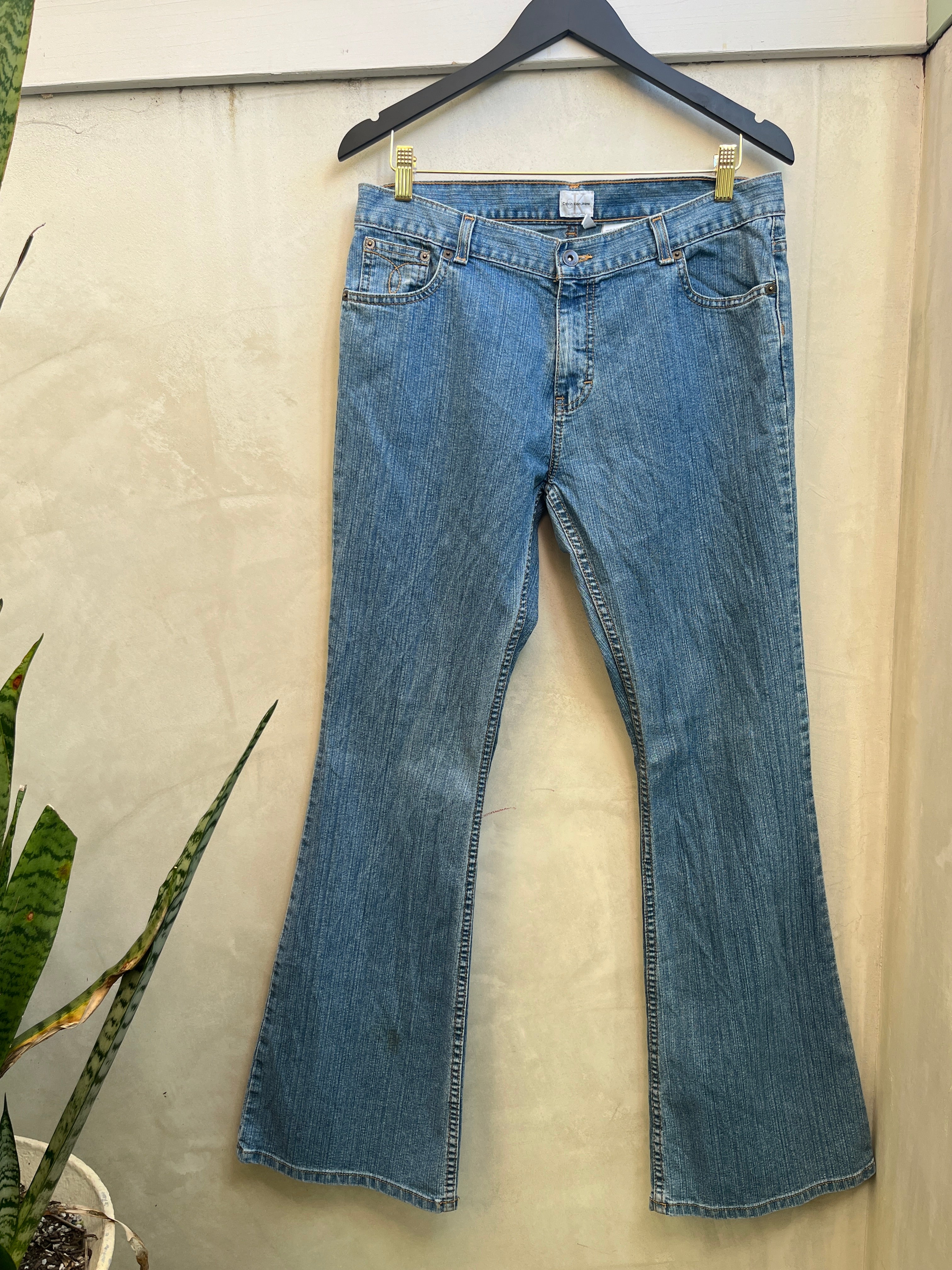 90s Calvin Klein Flare Jeans – Shop Divine Vintage