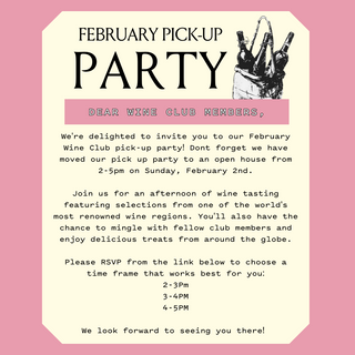 February Member's Pickup Party